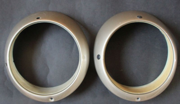 Porsche 911 Bosch Scheinwerfer-Ringe 1975 mattiert (10205)